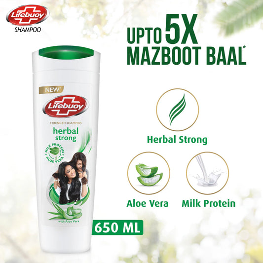 Lifebuoy Aloe Vera Shampoo Herbal - 650ML
