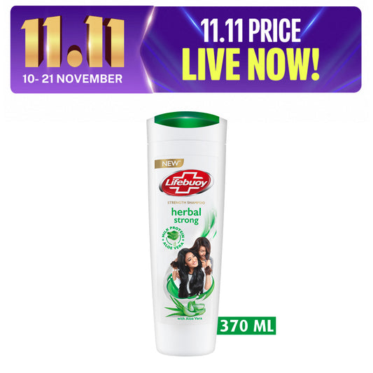Lifebuoy Aloe Vera Naturally Herbal Shampoo - 370ML