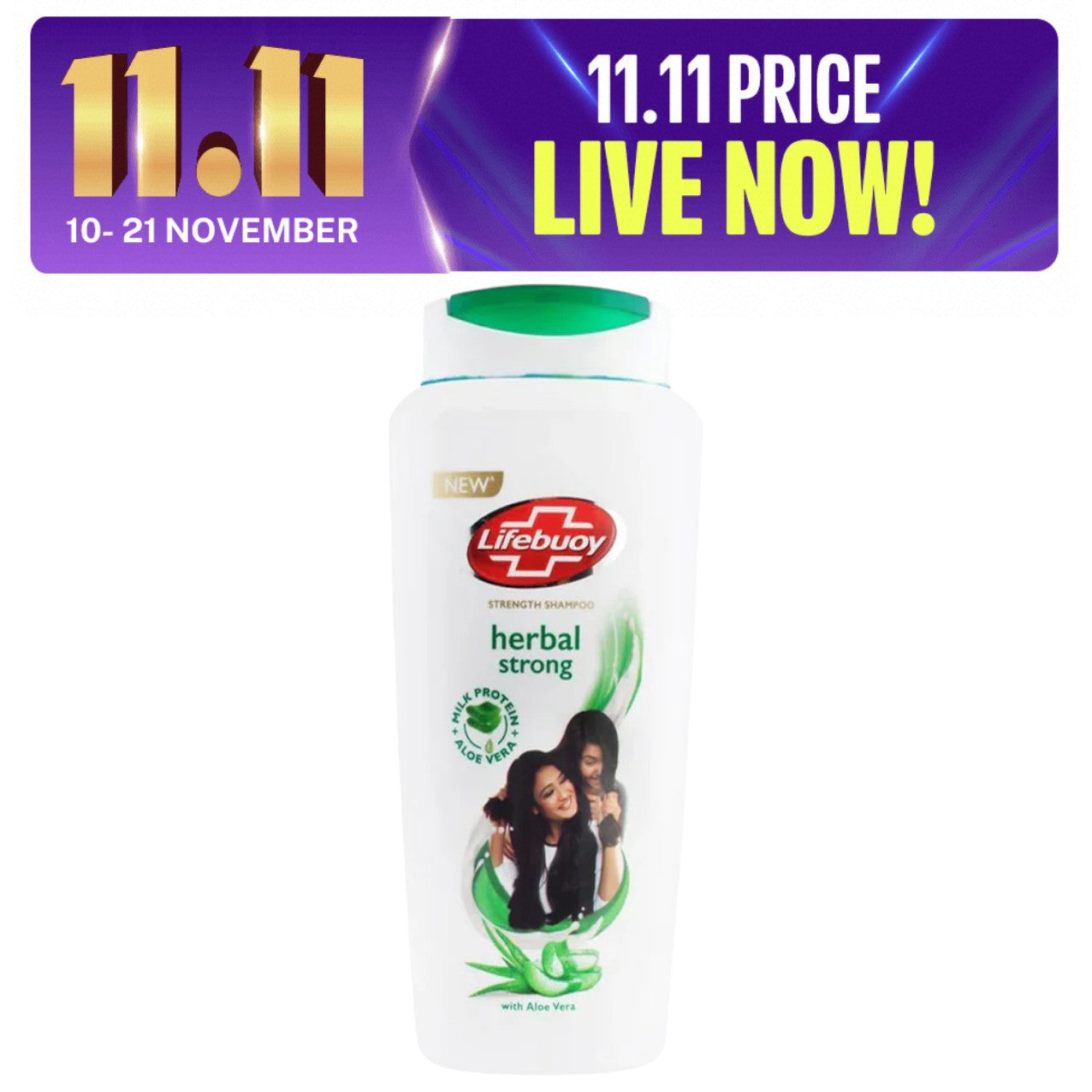Lifebuoy Aloe Vera Shampoo Herbal - 650ML
